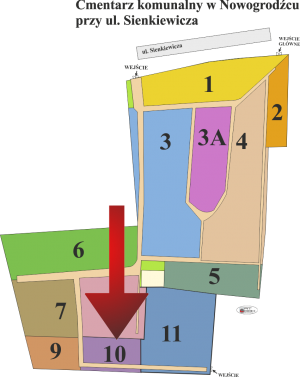 Brak mapy sektorowej