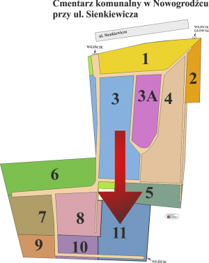 Brak mapy sektorowej