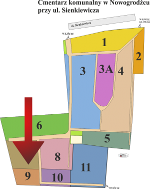 Brak mapy sektorowej