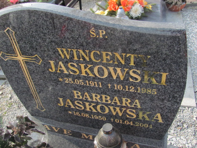 Barbara Jaskowska wzor37 - Grobonet - Wyszukiwarka osób pochowanych