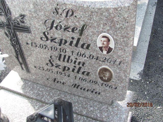 Józef Szpila wzor37 - Grobonet - Wyszukiwarka osób pochowanych