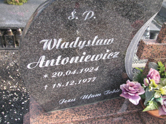 Władysław Antoniewicz wzor37 - Grobonet - Wyszukiwarka osób pochowanych