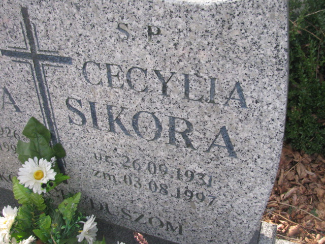 Józef Sikora wzor37 - Grobonet - Wyszukiwarka osób pochowanych