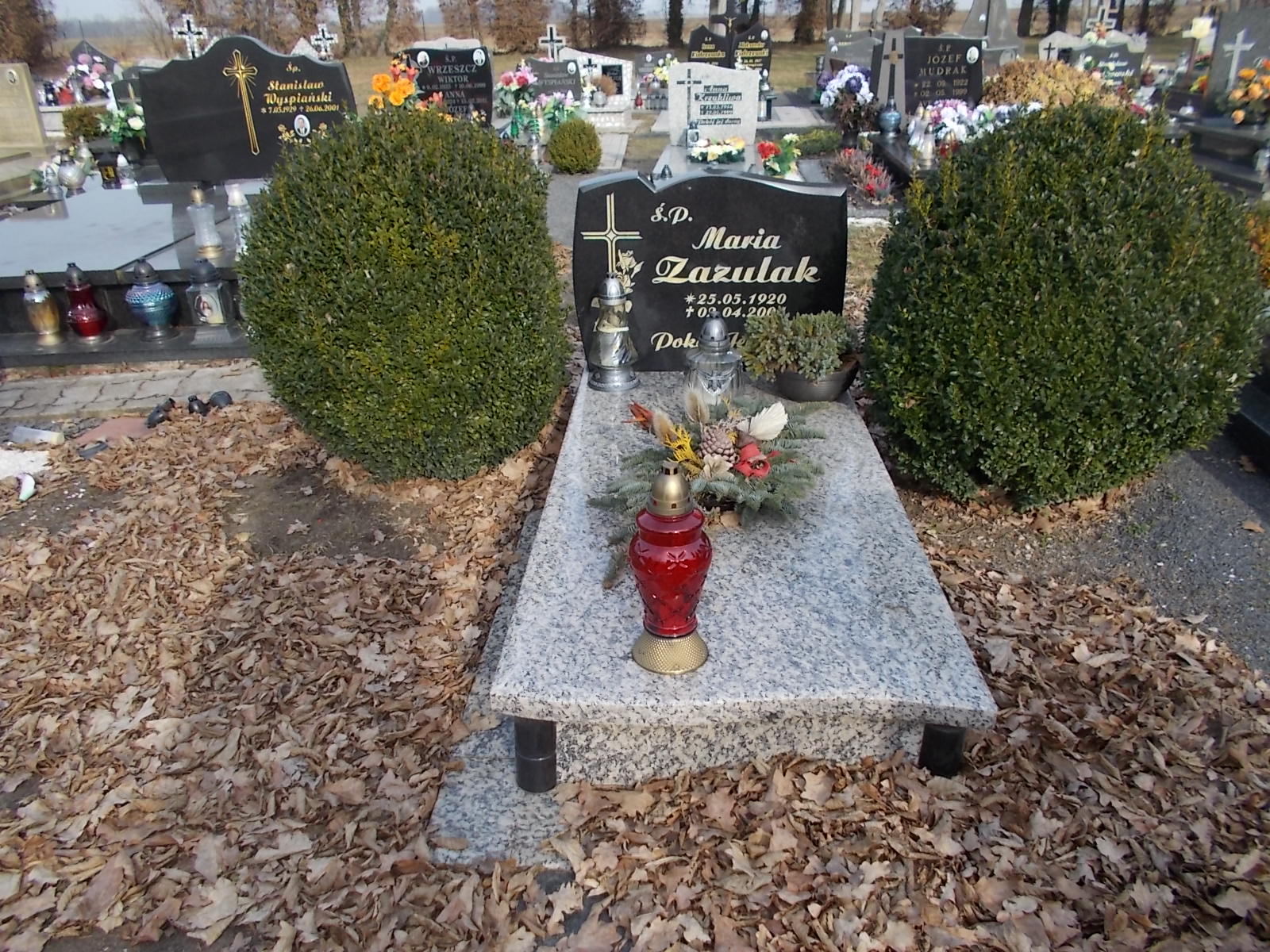 Grób Maria Zazulak